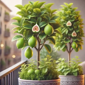 5 árvores frutíferas que crescem em vasos