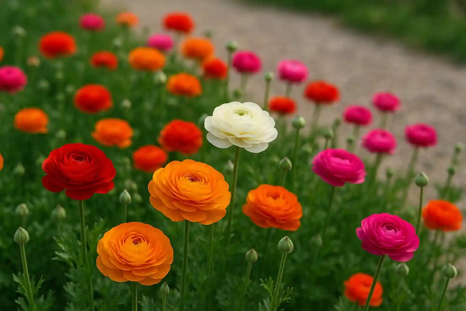 6 passos para cultivar ranúnculos com flores cheias e vibrantes