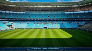 Jogador do Grêmio, Arena do Grêmio supera todos os estádios em avaliação de bares e restaurantes