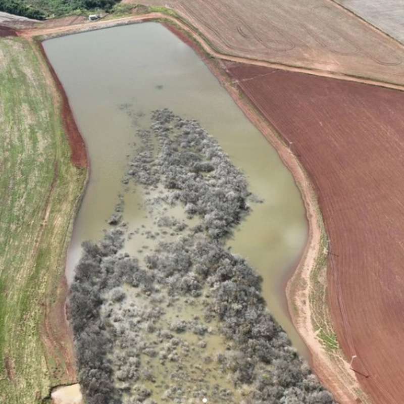 Construção ilegal de barragem é flagrada no RS