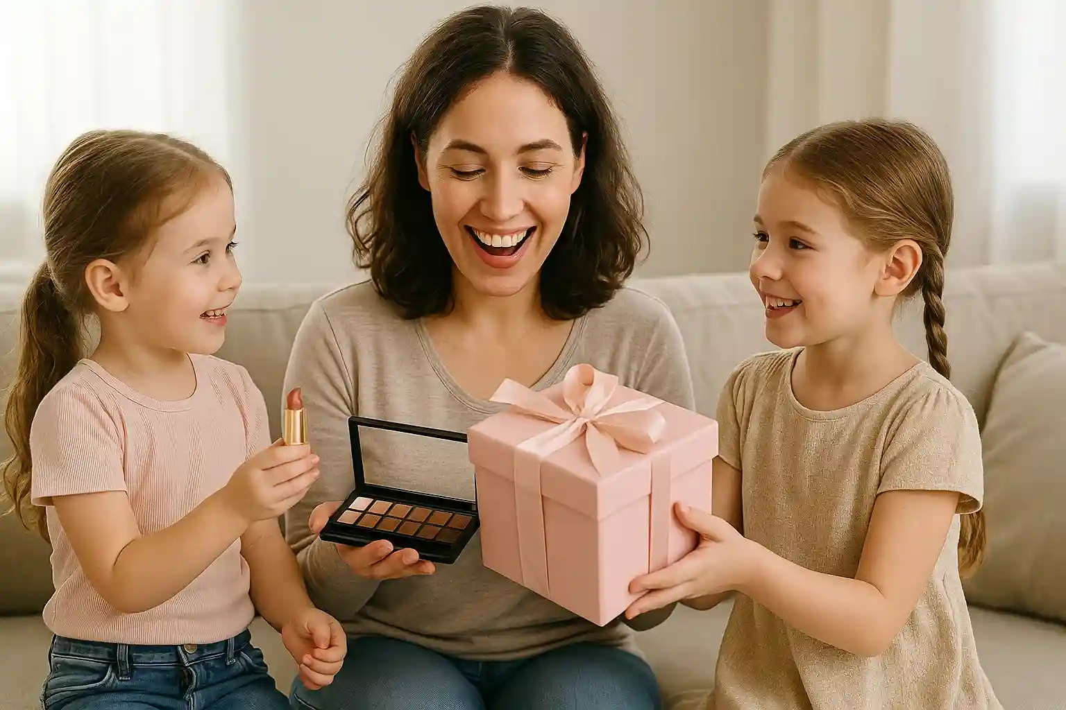 Kit de maquiagem beleza que emociona no Dia das Mães