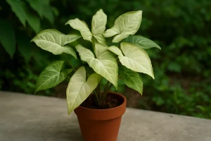 Por que o singônio perde a cor e como recuperar