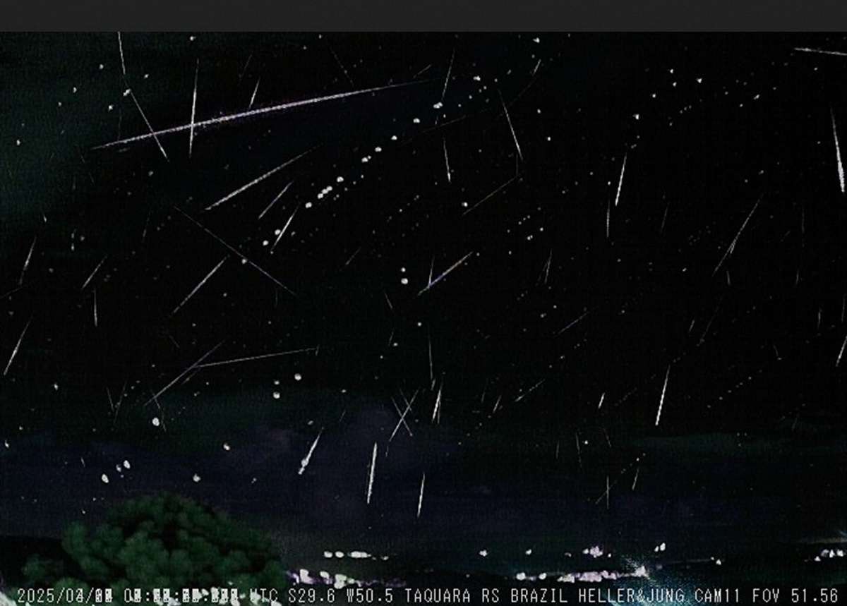 Céu do RS, Chuva de meteoros Líridas