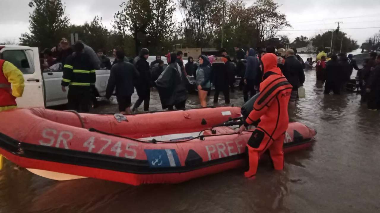 Chuva na Argentina assusta