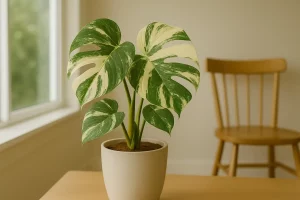 Costela-de-adão variegata essa versão rara exige mais atenção