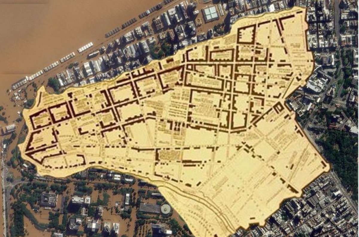 Enchente resgatou geografia antiga de Porto Alegre