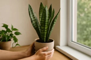 Por que o vaso errado faz sua espada-de-são-jorge apodrecer rápido