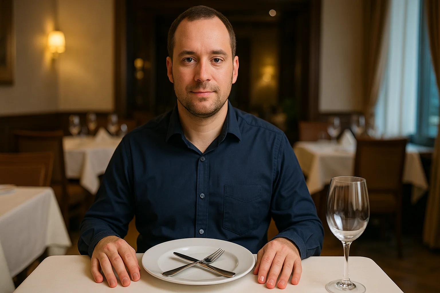 Talheres cruzados o que esse gesto revela em restaurantes finos