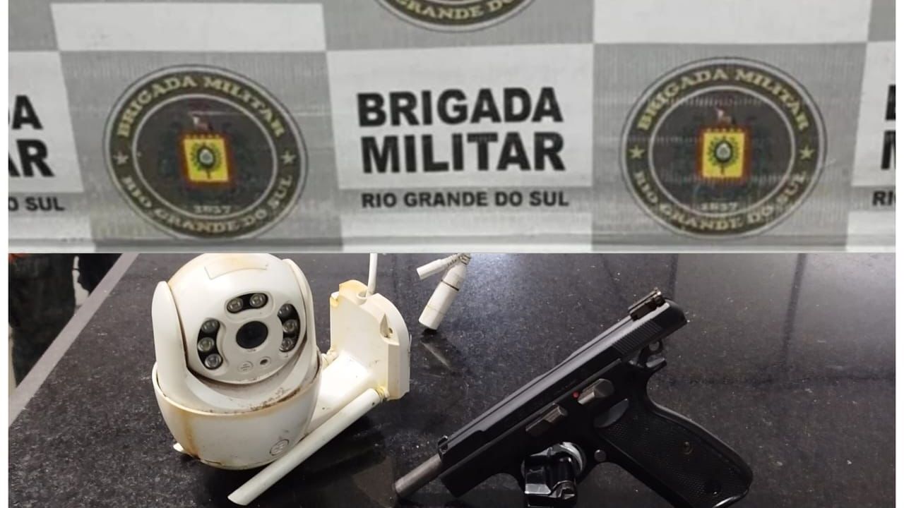 Homem com pistola 9mm é preso