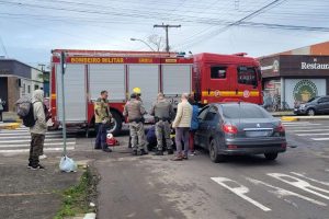 Atropelamento no centro de Osório