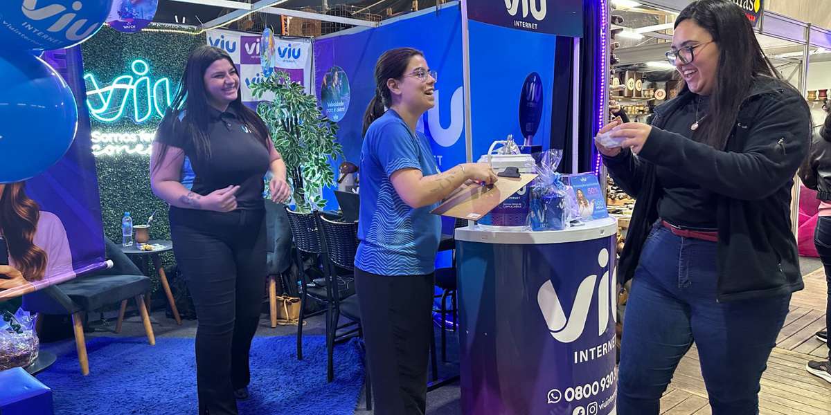 Viu Internet marca presença na Fenacan com ofertas e brindes exclusivos