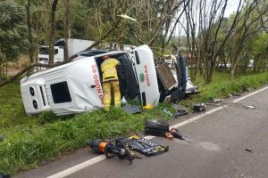 Acidente na RS-153 deixa motorista morto e duas mulheres feridas