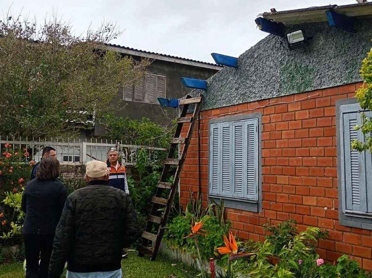 Ciclone extratropical causa estragos no Litoral Norte