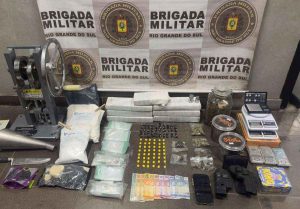 Laboratório clandestino é desmontado pela BM em Capão da Canoa