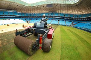 Empresa do Litoral Norte fornece grama de Copa do Mundo