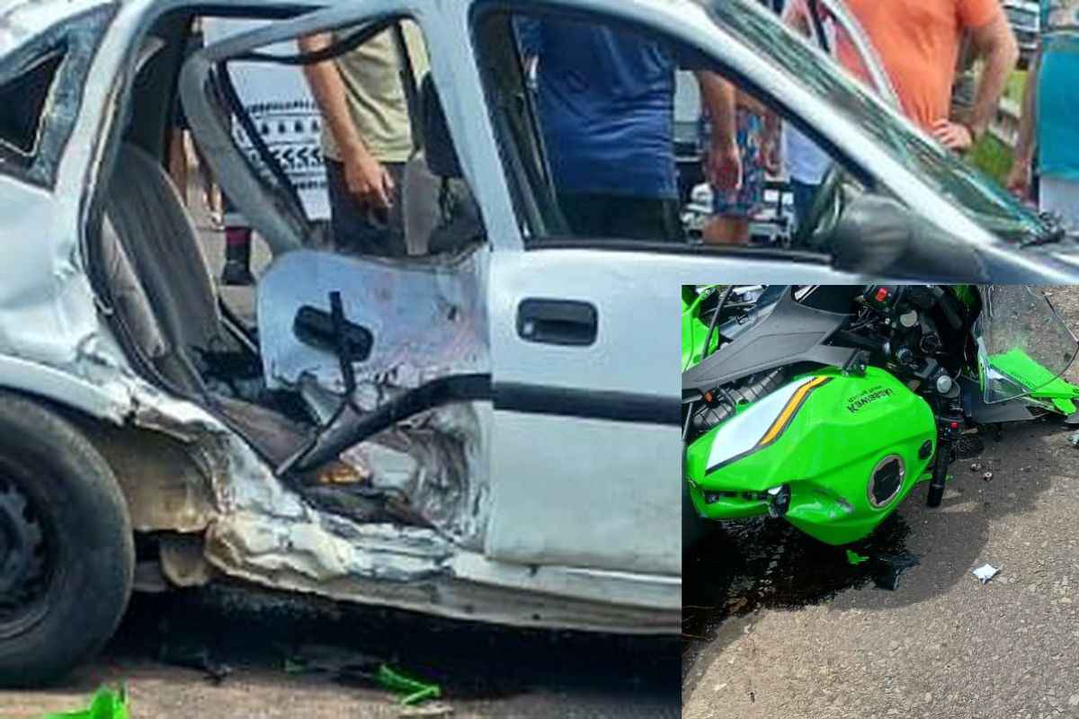 Estrada do Mar registra acidente fatal e fica totalmente bloqueada