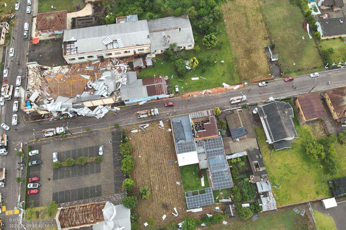 Defesa Civil confirma tornado em cidade do RS
