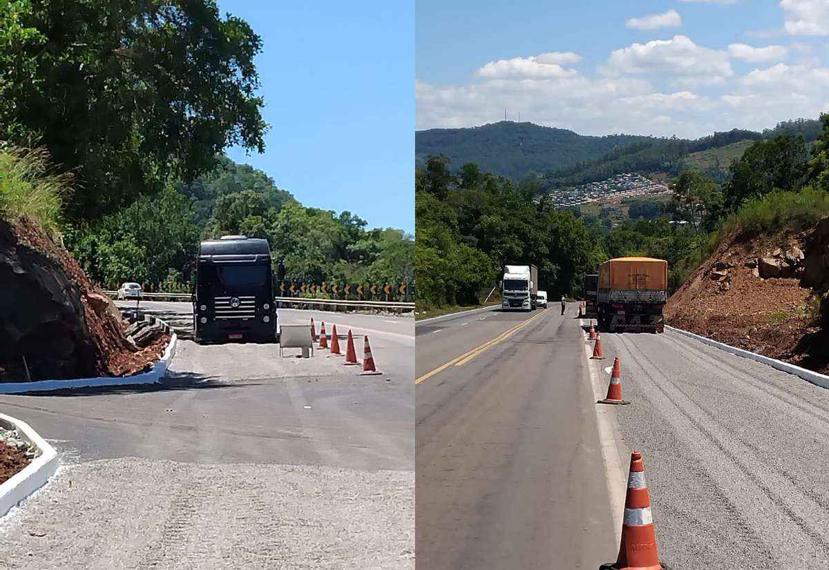 Rampa de escape no RS evita 2 acidentes antes mesmo da inauguração