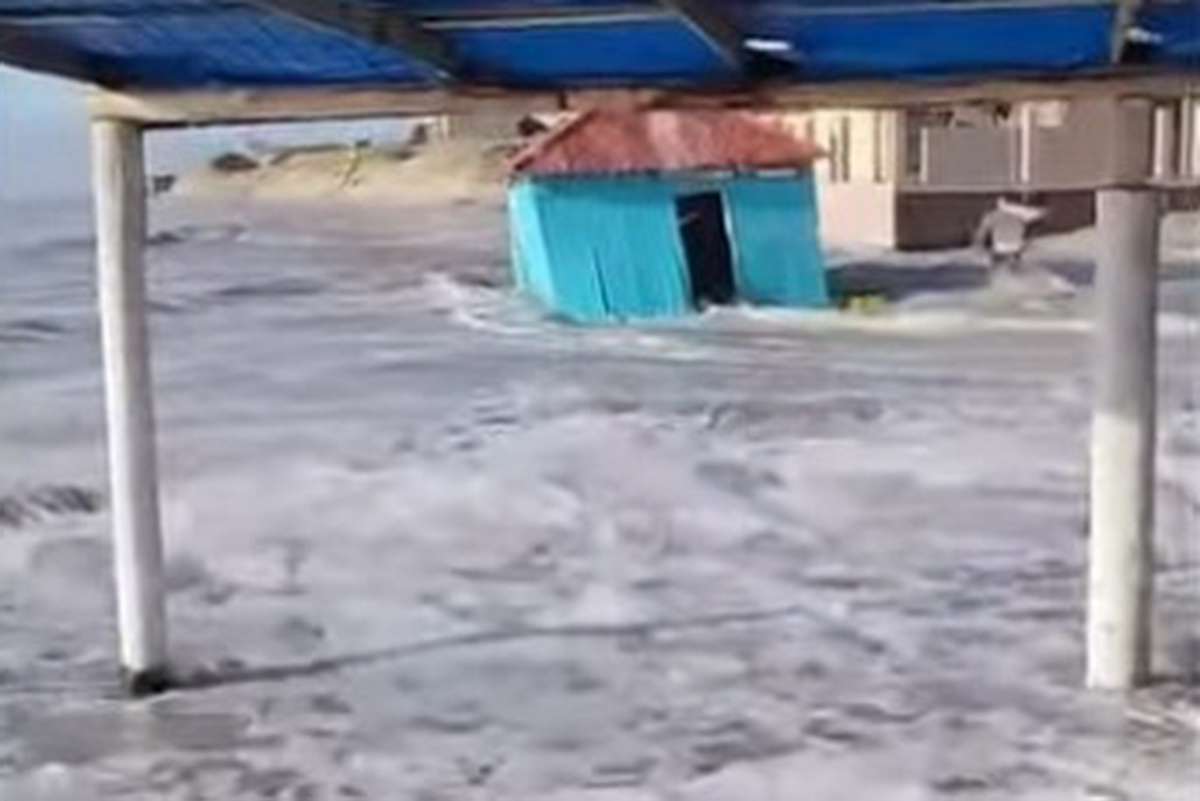 Ressaca no Litoral Norte RS: swell gera grandes ondas e causa estragos