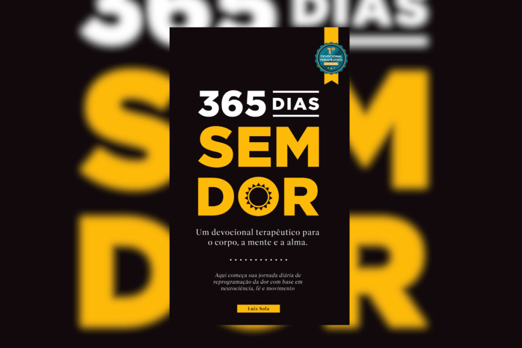 Capa de livro preta com o título e o nome do autor escrito em amarelo e branco