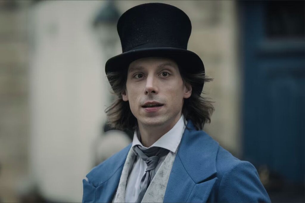 Ator caracterizado de Chopin em "Chopin, Uma Sonata Em Paris"